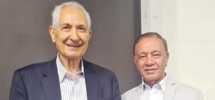 د. صبرى حافظ مع محمد بغدادى