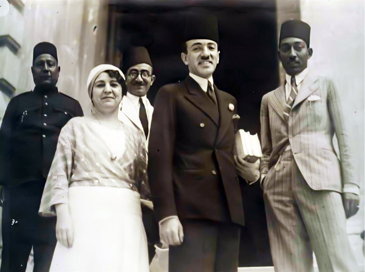 محمد التابعى وفاطمة اليوسف